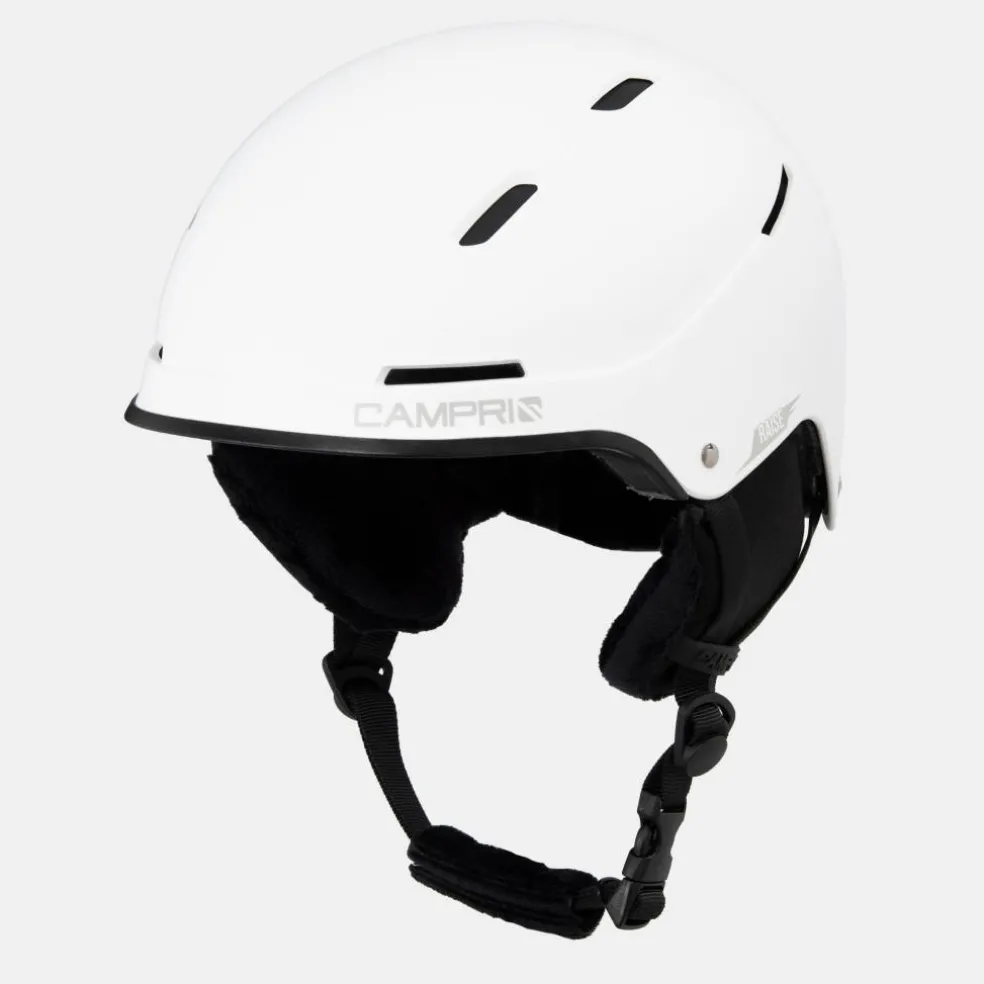 Adults Raise Ski Helmet