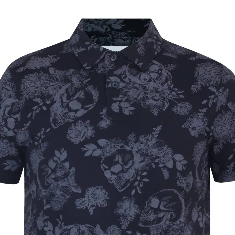 All-Over Print Polo Top Mens
