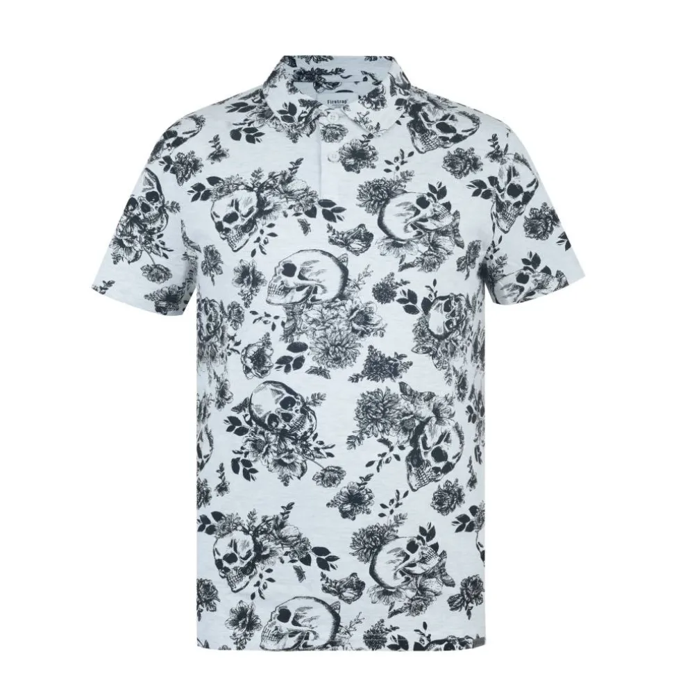 All-Over Print Polo Top Mens