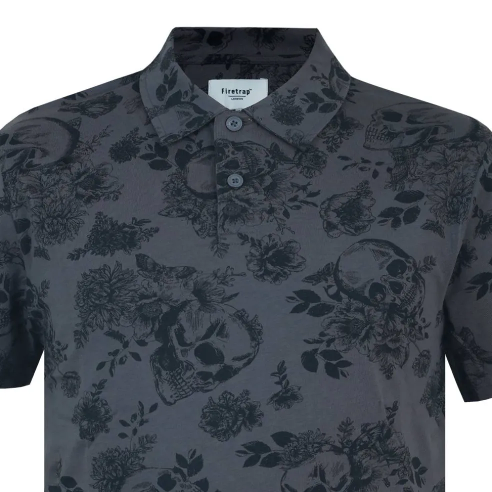 All-Over Print Polo Top Mens