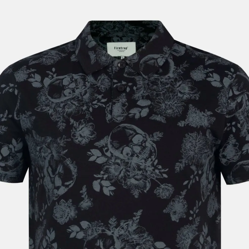 All-Over Print Polo Top Mens