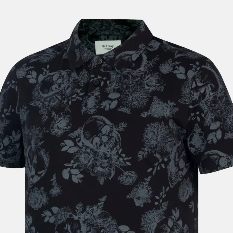 All-Over Print Polo Top Mens