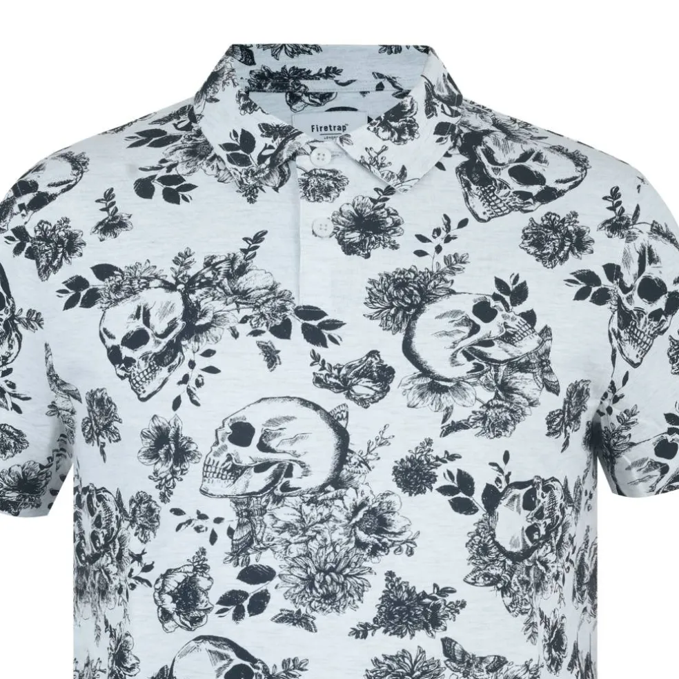 All-Over Print Polo Top Mens