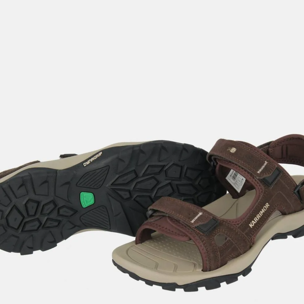 Antibes Leather Walking Sandals Mens