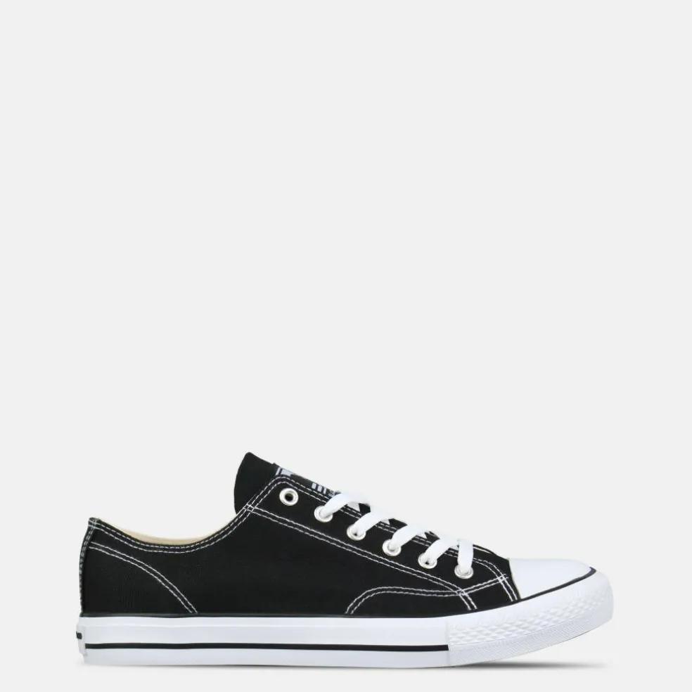 Canvas Low Trainers Mens