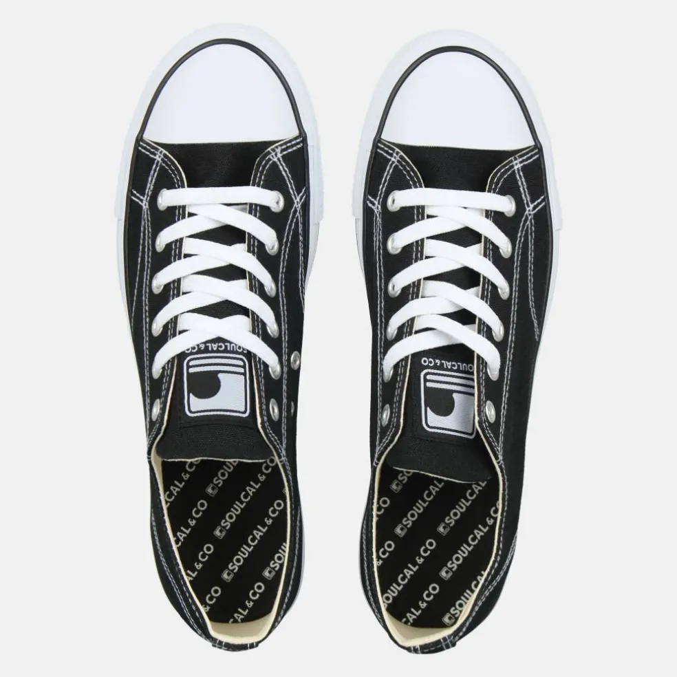 Canvas Low Trainers Mens