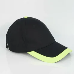 Cap with Contrast Stripe Detail