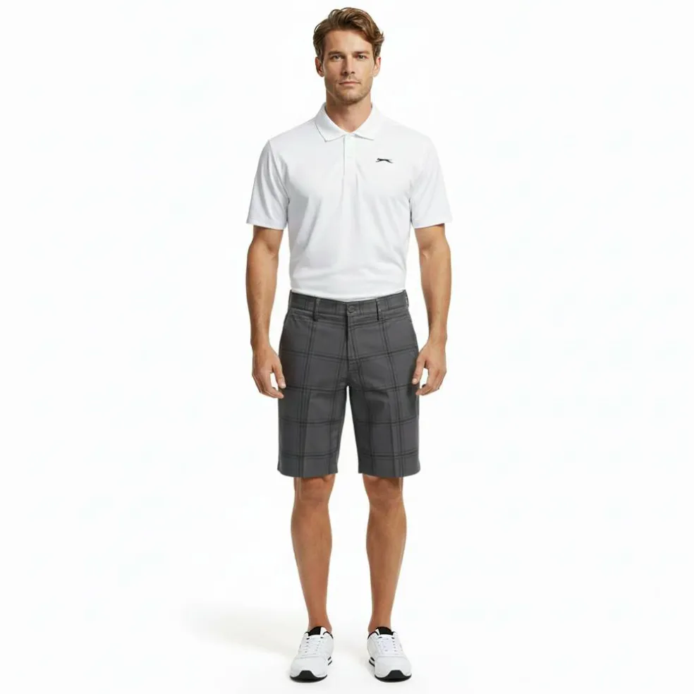 Check Golf Shorts Mens