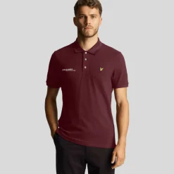 Co-Ordinate Print Plain Polo Shirt