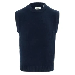 Crew Neck Sleeveless Sweater Vest Men