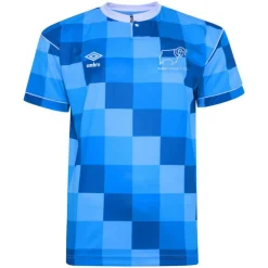 Draw Derby County 1988 Retro Away Shirt Adults