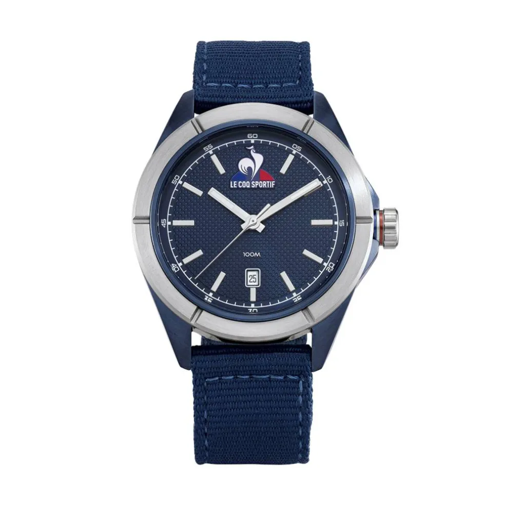 Essential Blue Nylon Digital Watch