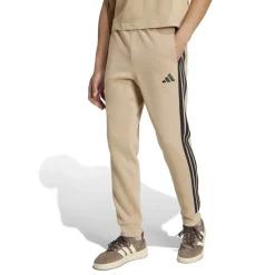 Essentials Fleece Tapered Cuff 3-Stripes Joggers