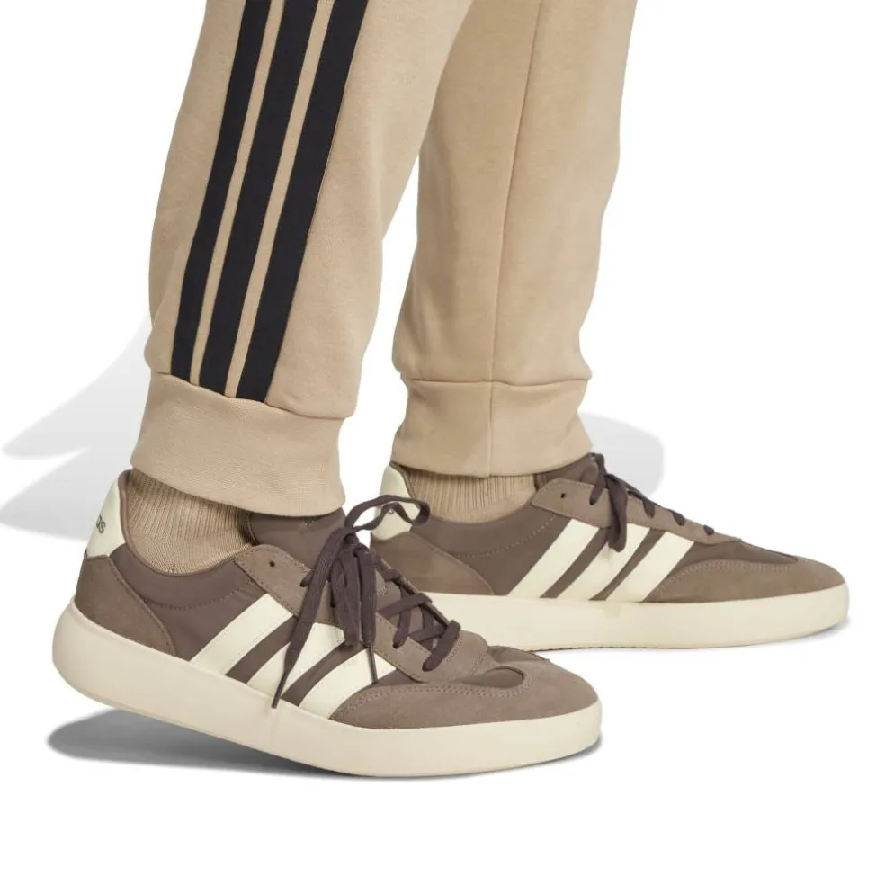 Essentials Fleece Tapered Cuff 3-Stripes Joggers
