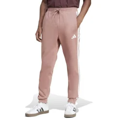 Essentials Fleece Tapered Cuff 3-Stripes Joggers
