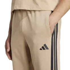 Essentials Fleece Tapered Cuff 3-Stripes Joggers