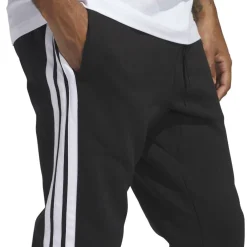 Essentials Fleece Tapered Cuff 3-Stripes Joggers