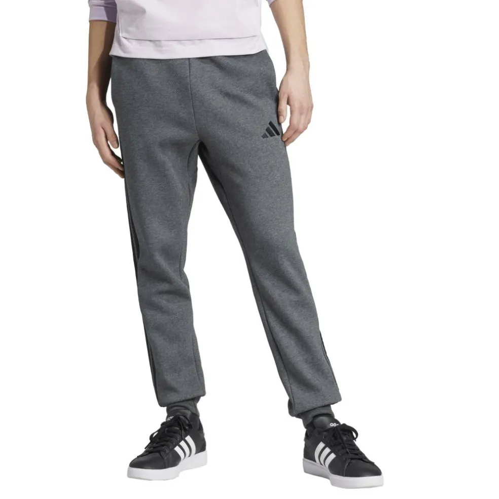 Essentials Fleece Tapered Cuff 3-Stripes Joggers