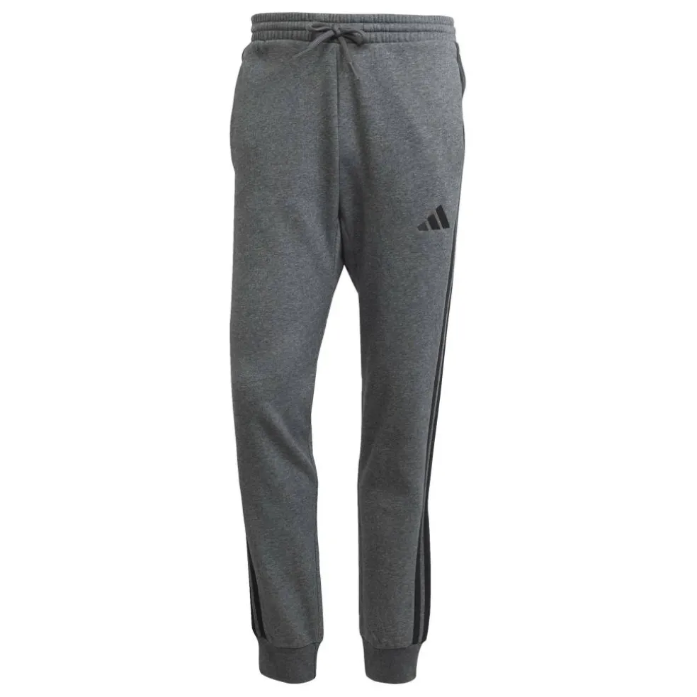 Essentials Fleece Tapered Cuff 3-Stripes Joggers