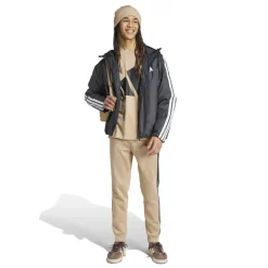 Essentials Fleece Tapered Cuff 3-Stripes Joggers