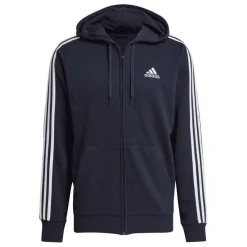 Essentials 3-Stripes Full-Zip Hoodie