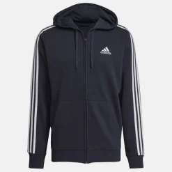 Essentials 3-Stripes Full-Zip Hoodie
