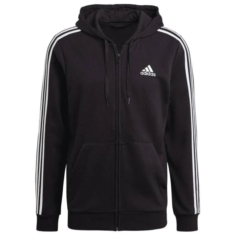 Essentials 3-Stripes Full-Zip Hoodie