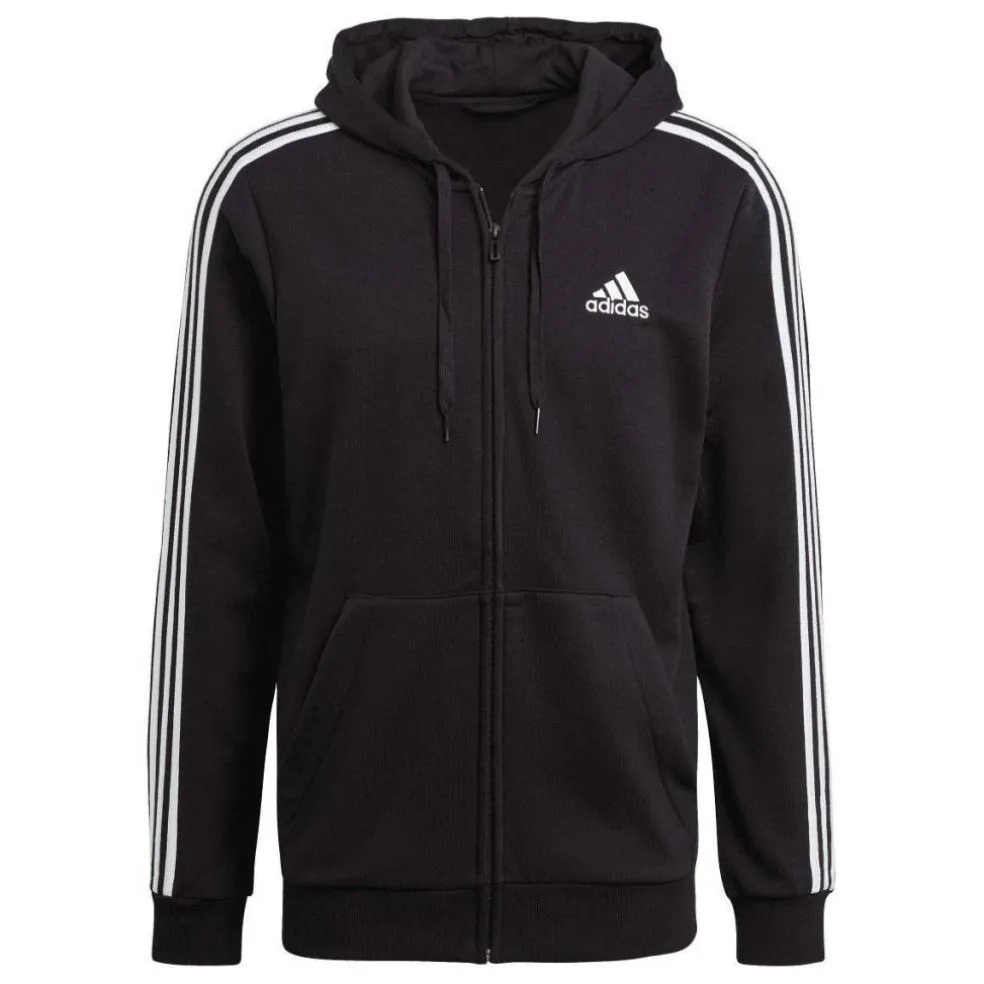 Essentials 3-Stripes Full-Zip Hoodie