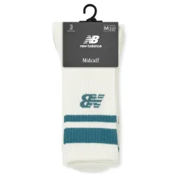 Everyday Stripe Midcalf 3 Pack Crew Socks
