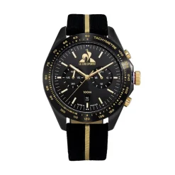 Golden Rooster Black Nylon Digital Watch