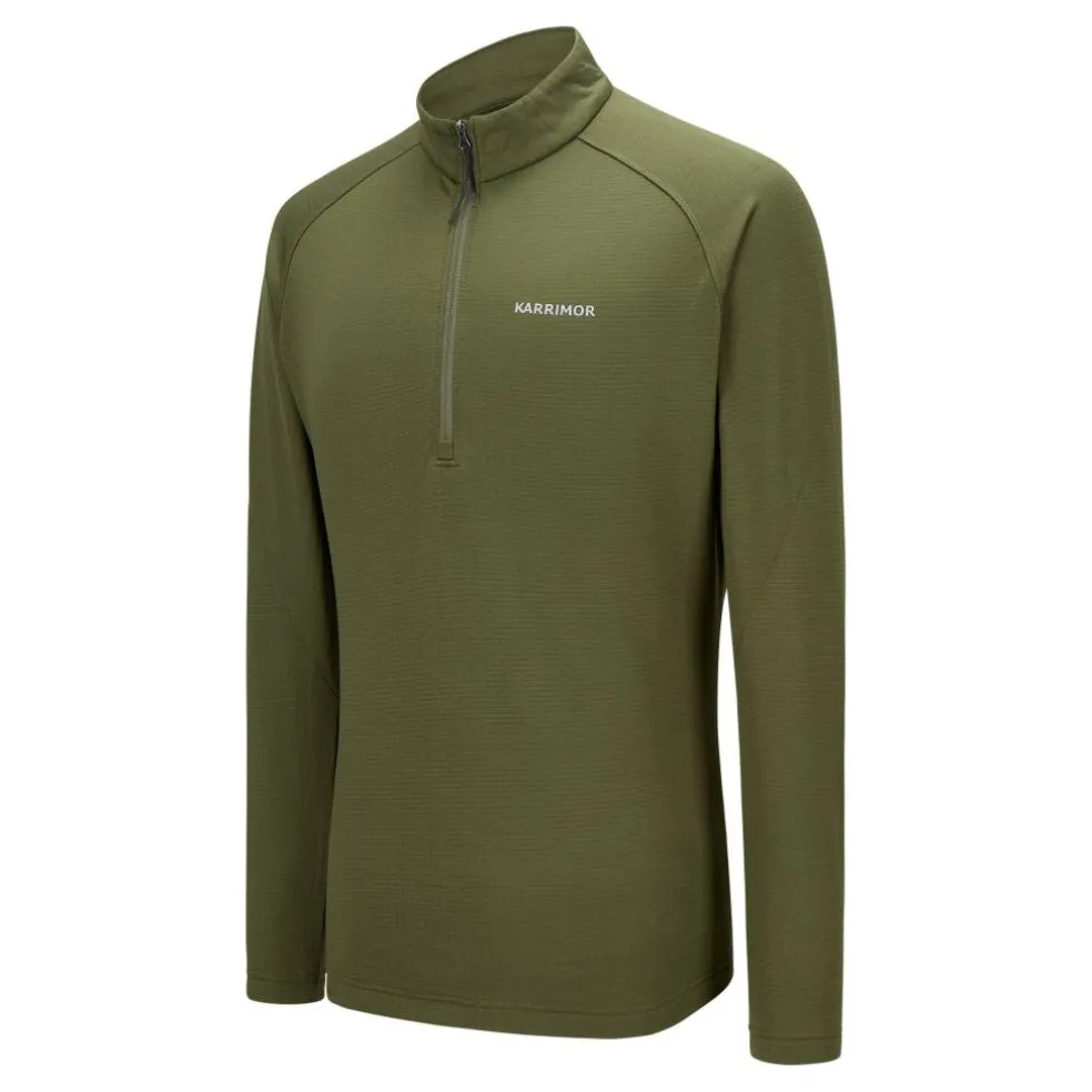 Grid Fleece 1/2 Zip Mens