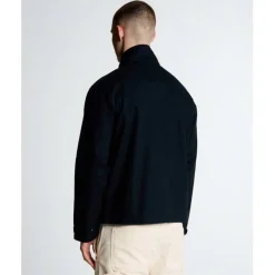 High Neck Twill Jacket