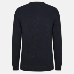 Linus seed stitch Crew Neck Jumper Men