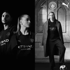 Manchester City Authentic Away Kit 2025 2026 Adults