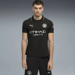 Manchester City Authentic Away Kit 2025 2026 Adults