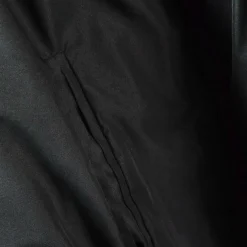 Men baseball style jacket detachable hood black