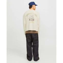 Men's Back Panel Crew Neck Sweatshirt