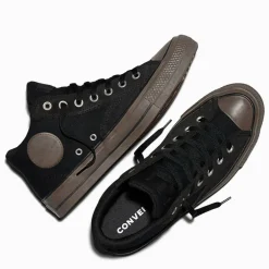 Men's Canvas High-Top Trainers