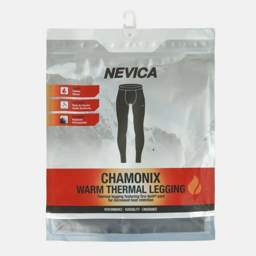 Men's Chamonix Warm Full Length Slim Fit Baselayer Leggings