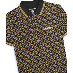 Men's Geo Short Sleeve Polo Shirt