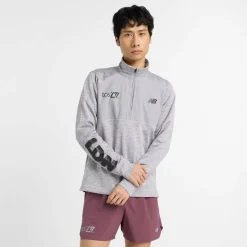 Men's Heat Grid Long-Sleeve Performance Running Top