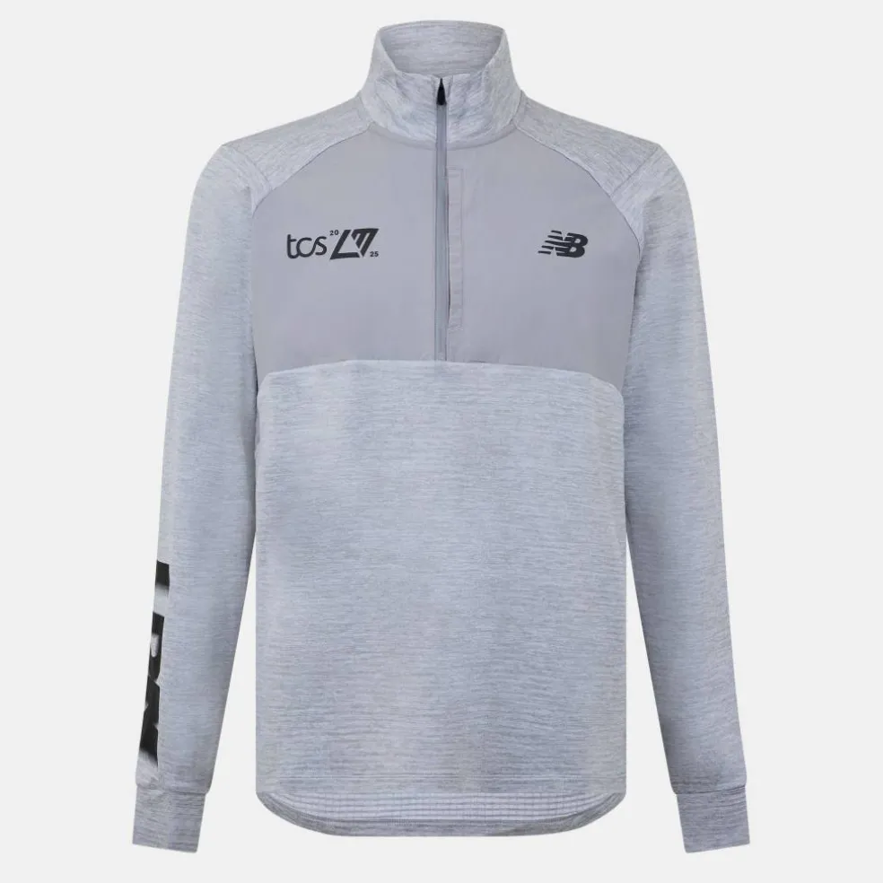 Men's Heat Grid Long-Sleeve Performance Running Top