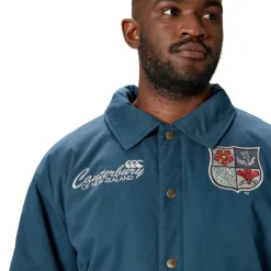 Men's Heritage British and Irish Lions Quilted Cotton Long Sleeve Jacket