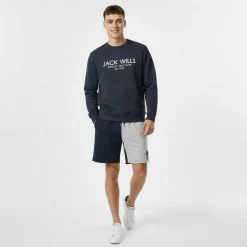 Men's JW Cut and Sew Fleece Jogger Shorts