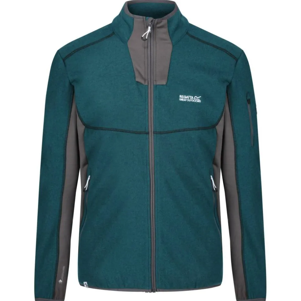 Men's Kestor Knitted Effect Full-Zip Fleece