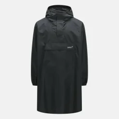 Men's Long Length Waterproof Hooded Poncho