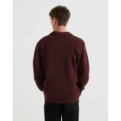 Men's Matson Lambswool Knit Quarter Zip Top