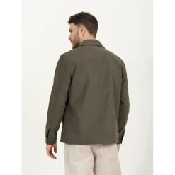 Mens 4 Pocket Long Sleeve Shacket
