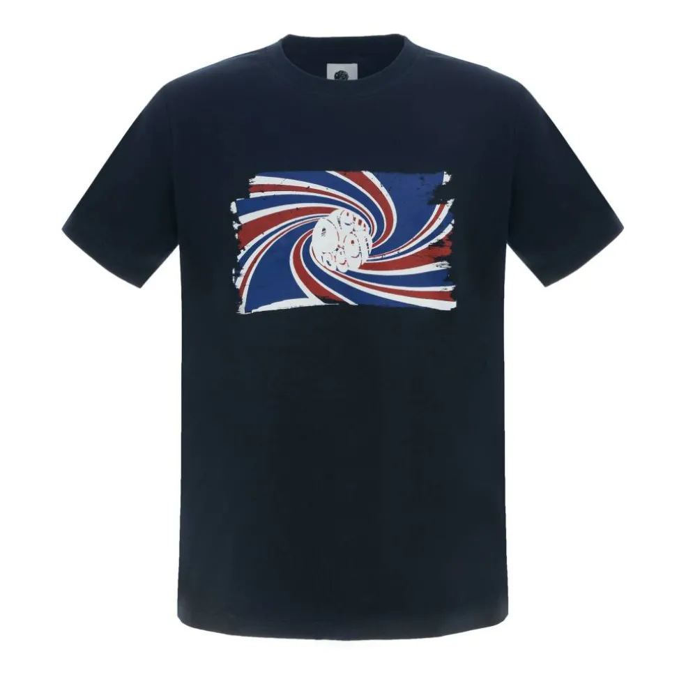 Men's Regular Fit Swirl Logo T-Shirt