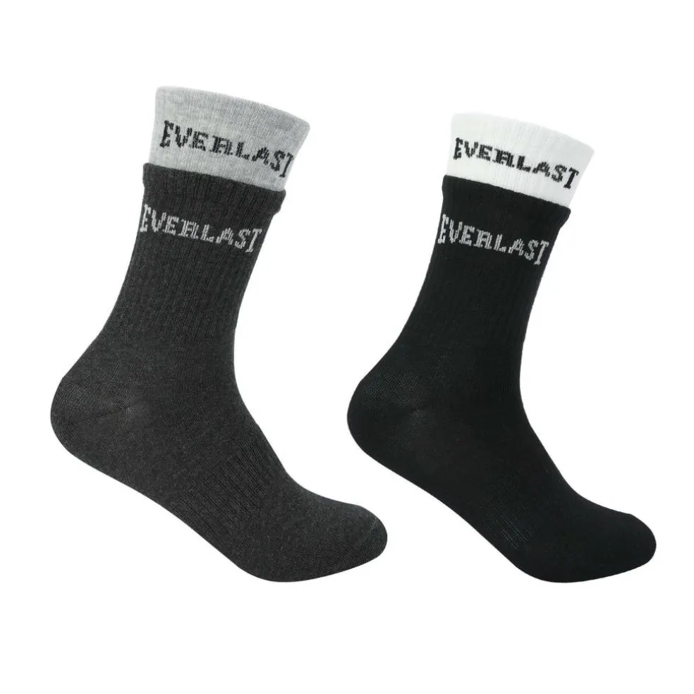 Men's Ribbed Crew Socks